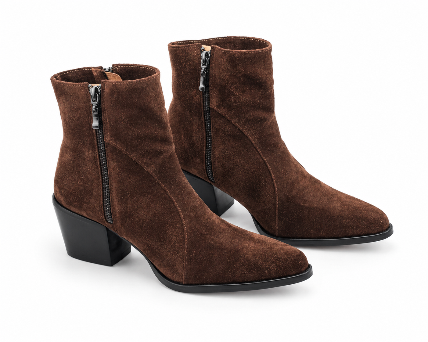bota western camurça chocolate