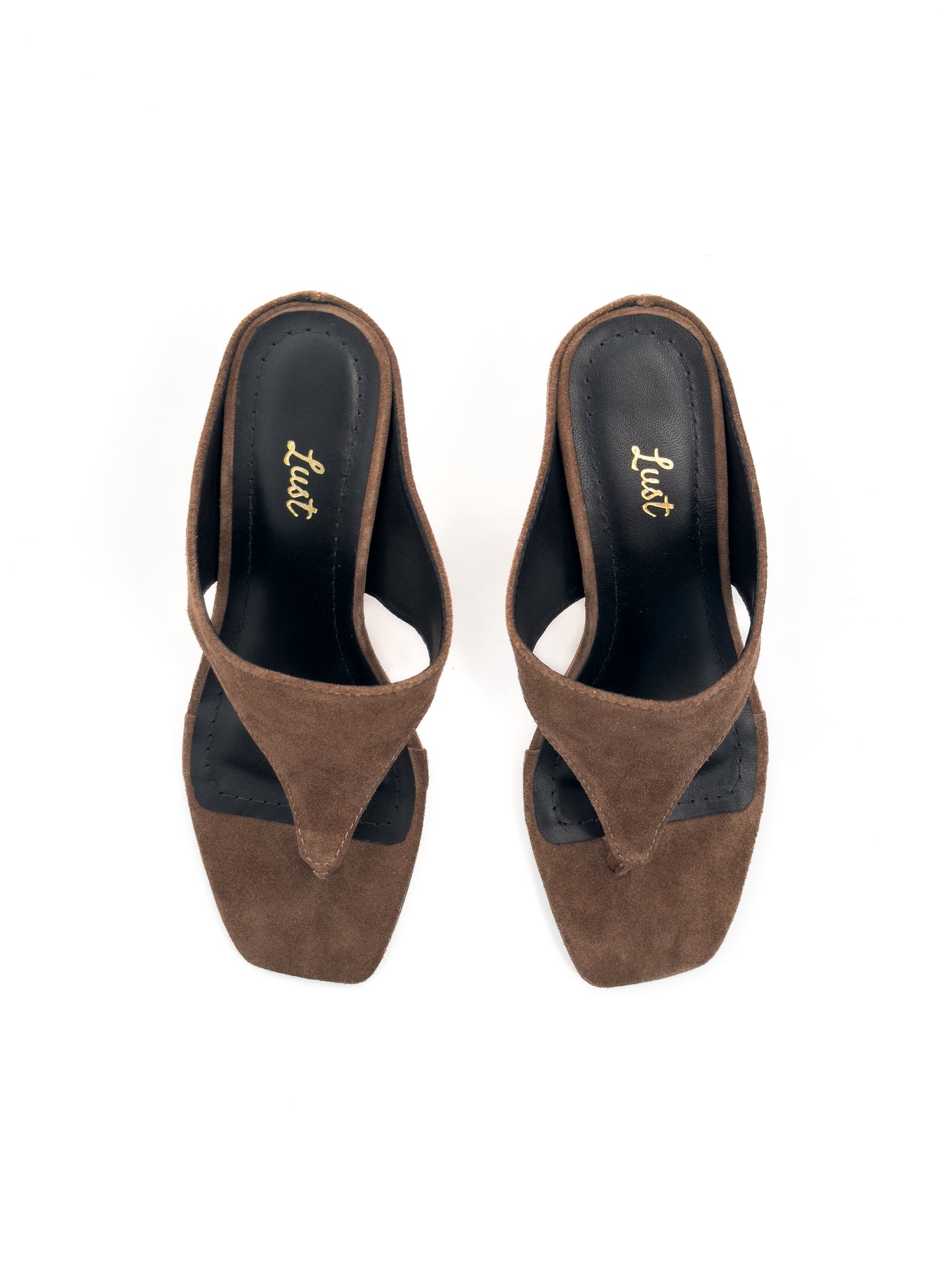 sandália celine camurça marrom