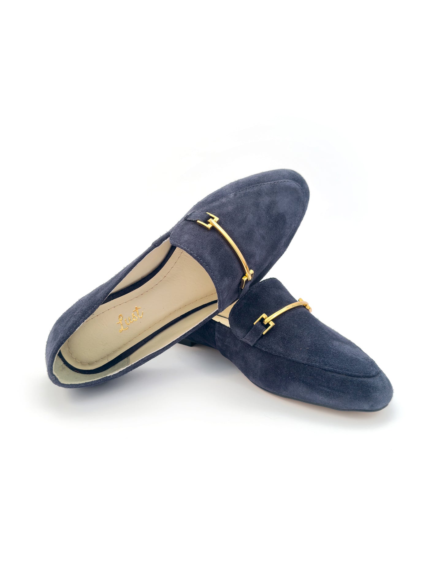mocassim sophie camurça marinho (edição limitada)