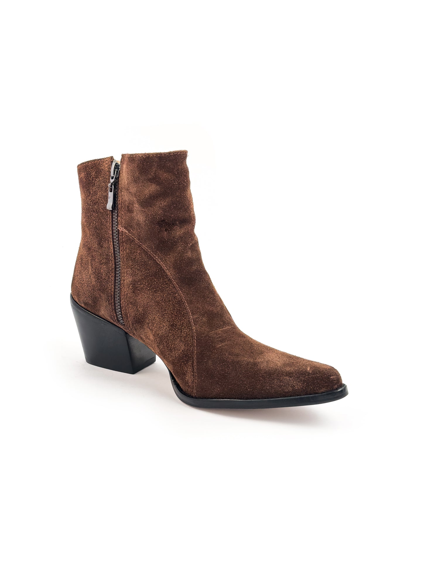 bota western camurça chocolate