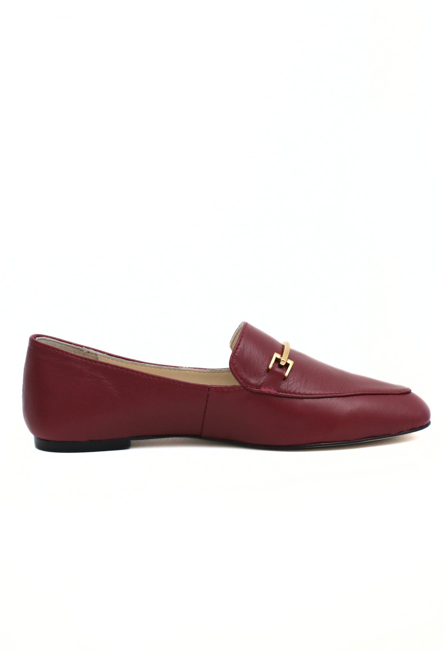 mocassim sophie couro vinho