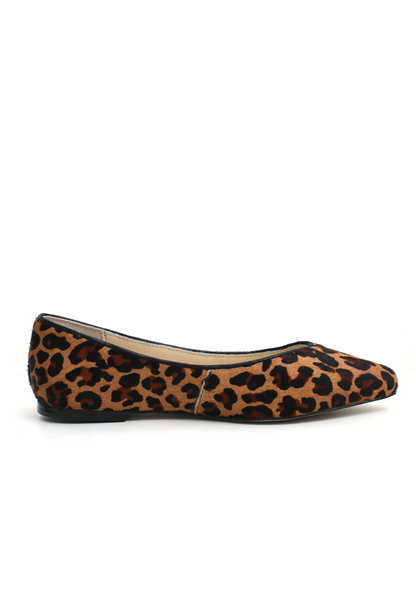 Sapatilha Couro Animal Print
