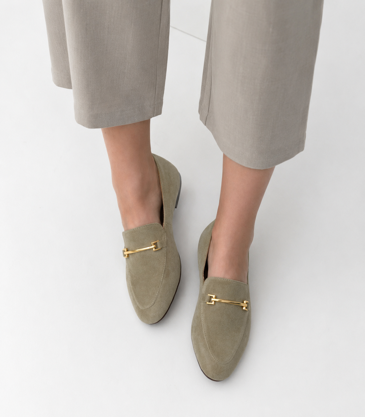 mocassim sophie camurça taupe (edição limitada)