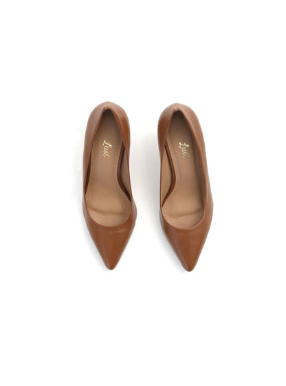 Scarpin Antonella Salto Médio Caramelo