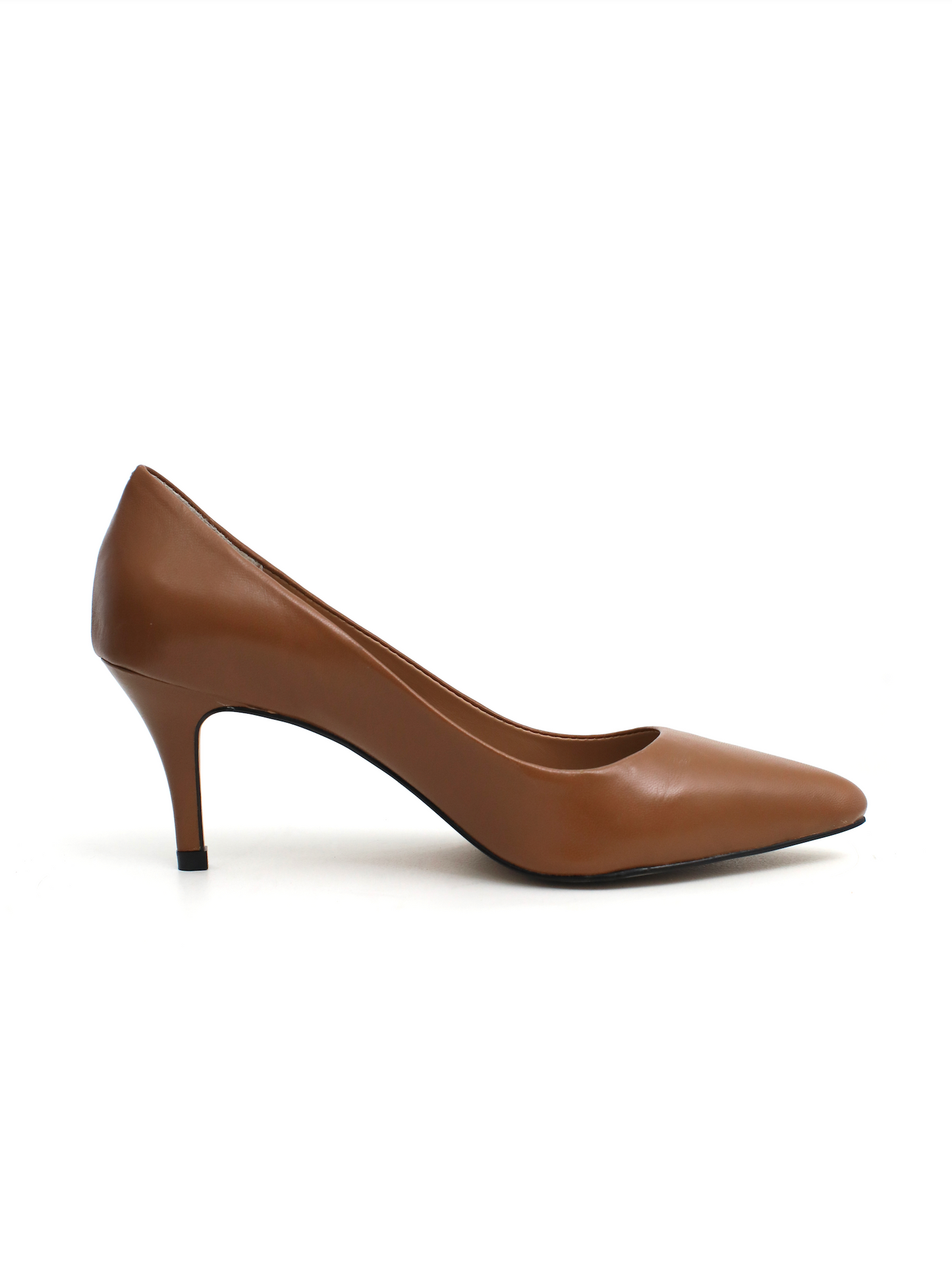scarpin antonella salto médio caramelo