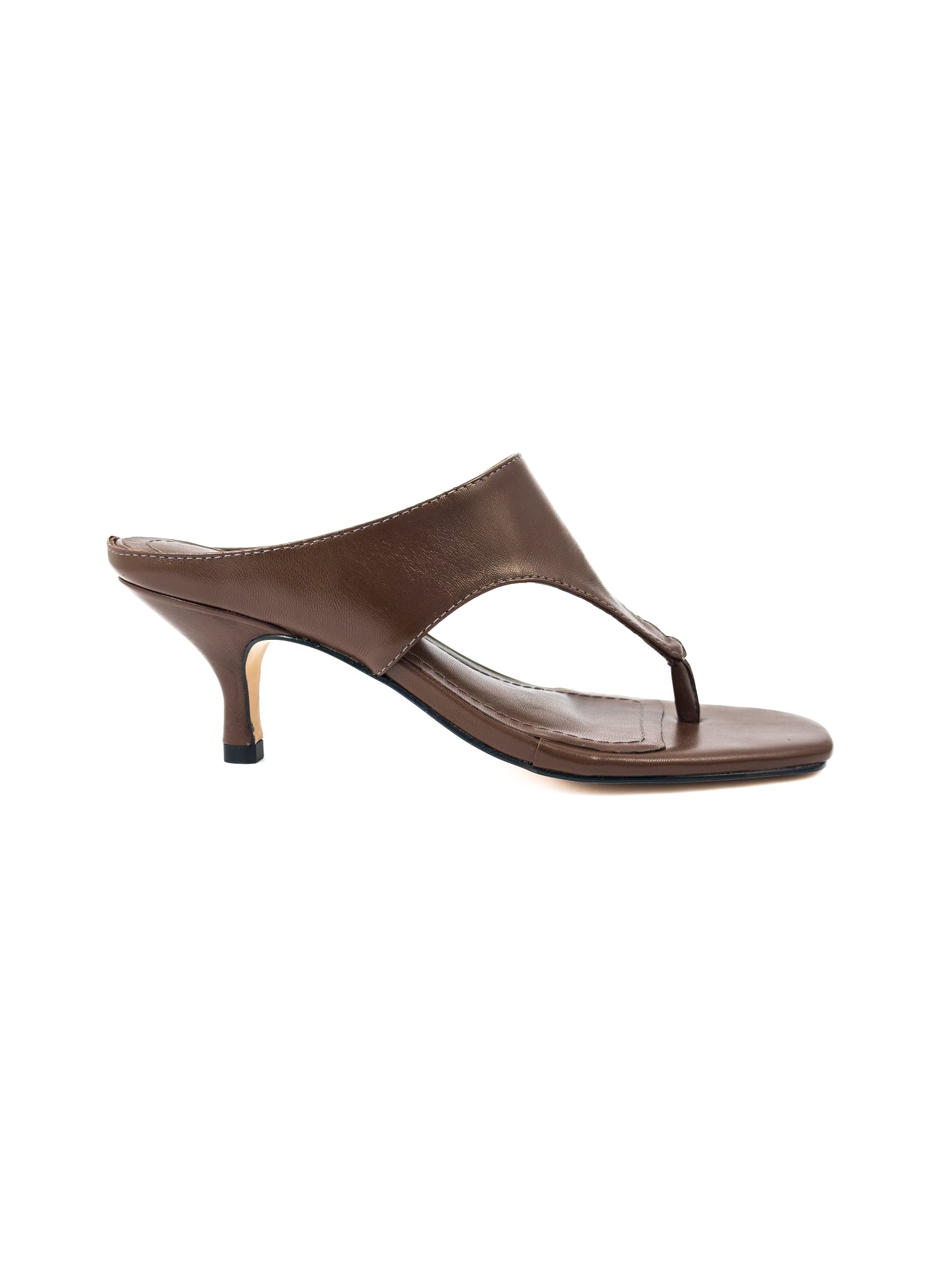 sandália celine couro marrom