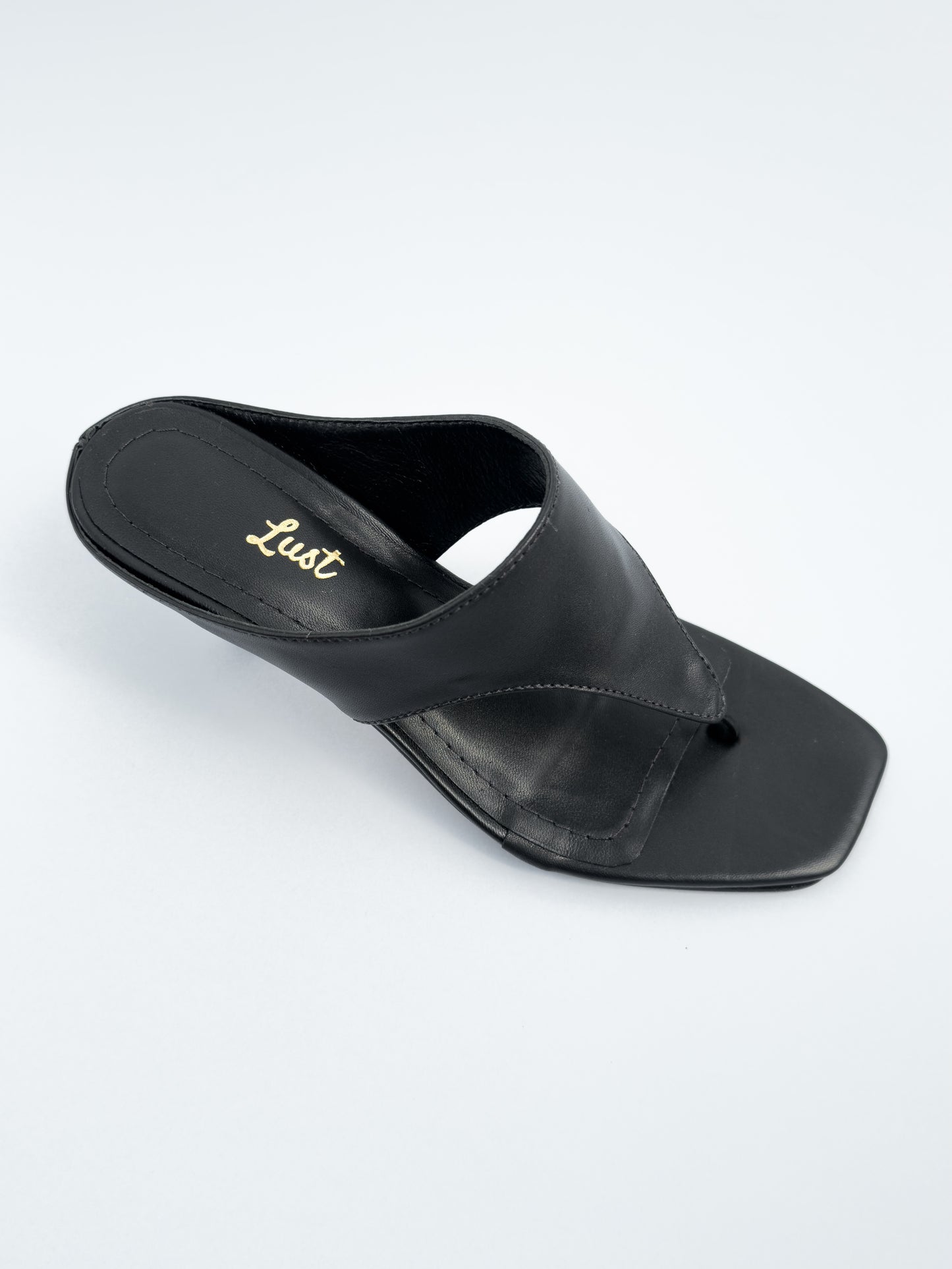 sandália celine couro preto