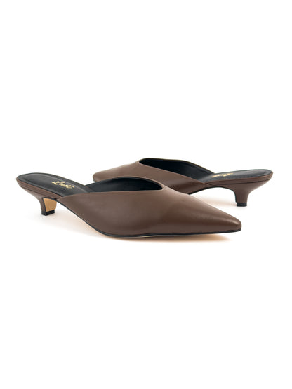 Mule Bella Couro Café