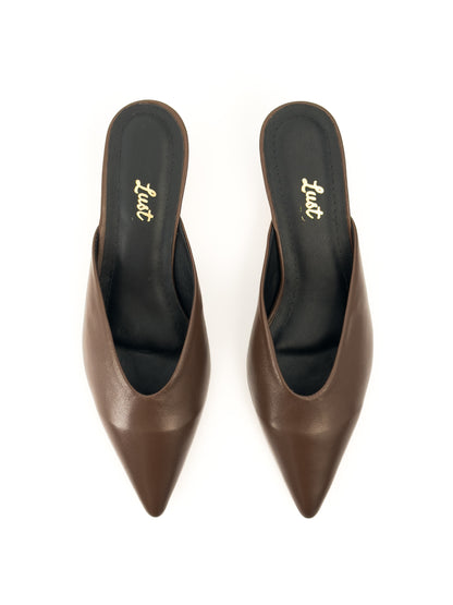 Mule Bella Couro Café