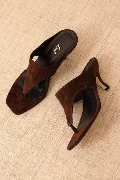 Sandália Celine Camurça Chocolate