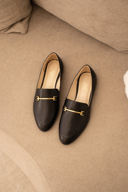 Mocassim Sophie Couro Preto