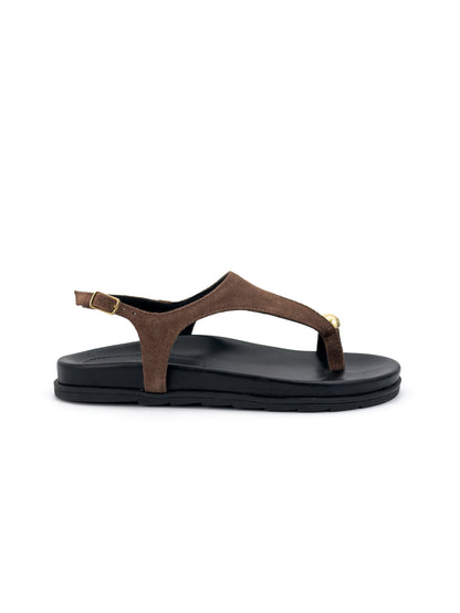 Papete Dara Camurça Marrom