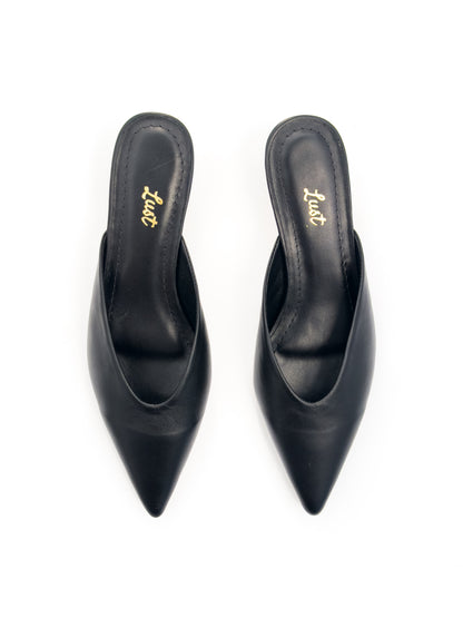 Mule Bella Couro Preto