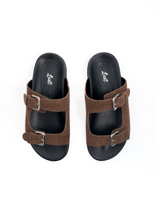 Papete Betina Camurça Marrom