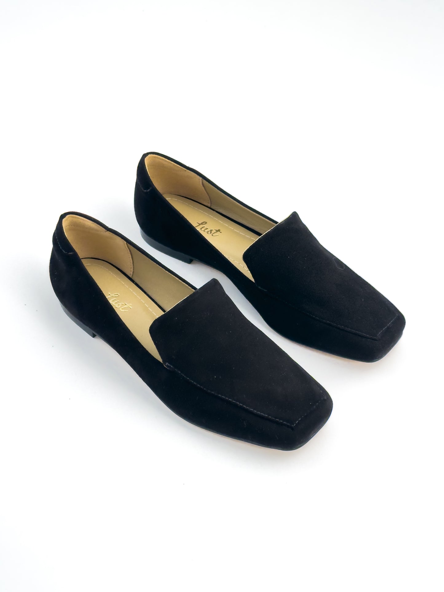 mocassim camille  camurça preto