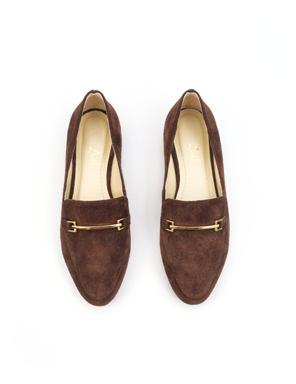 Mocassim Sophie Camurça Chocolate (edição limitada)