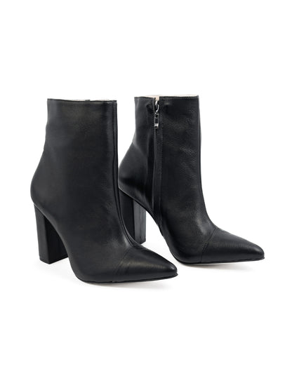 Bota Ísis couro preto