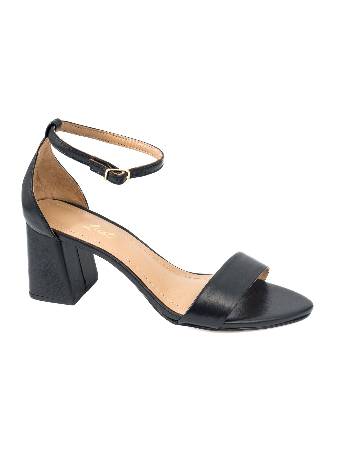 sandália gisele couro preto