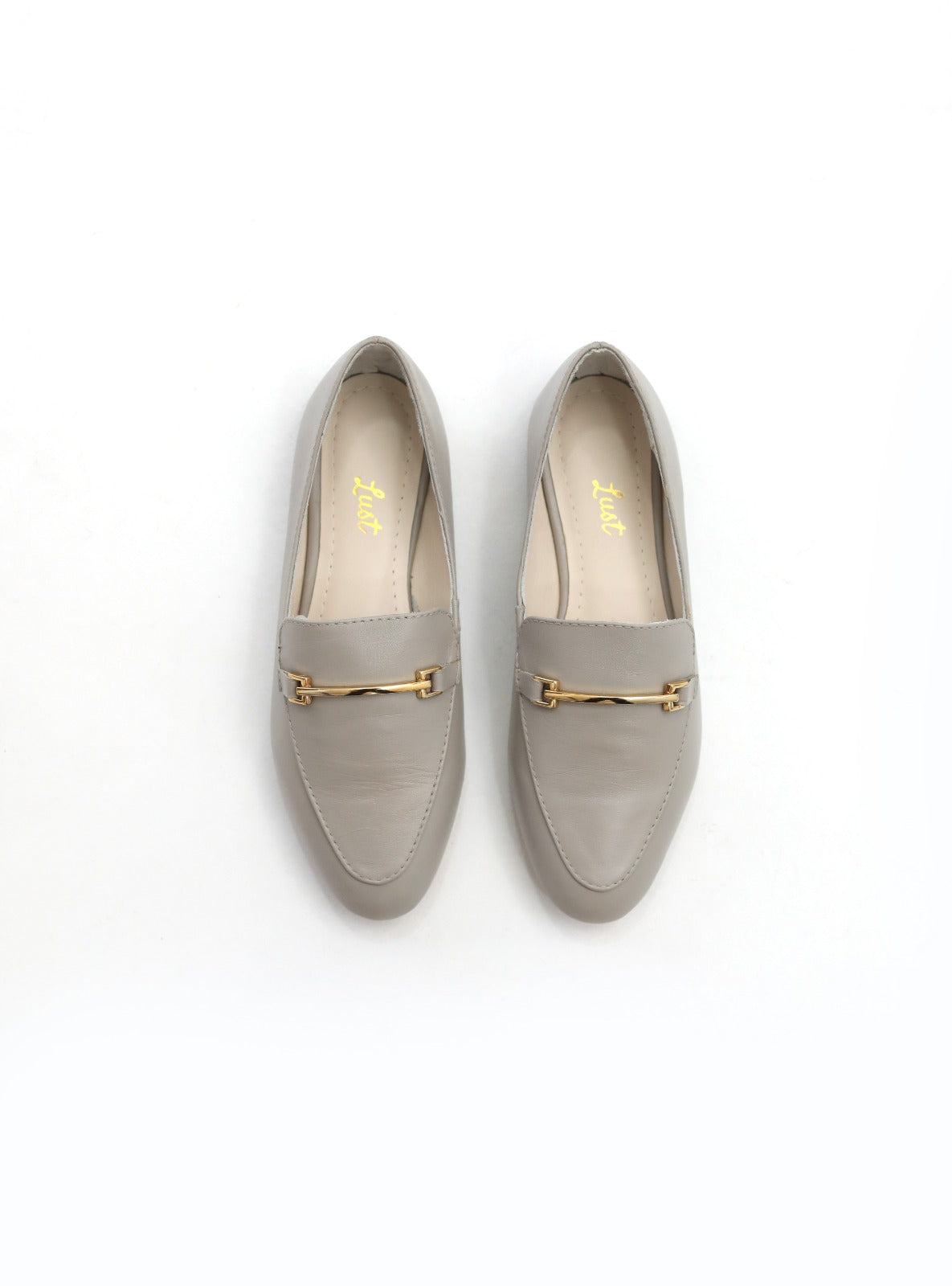 mocassim sophie couro cinza