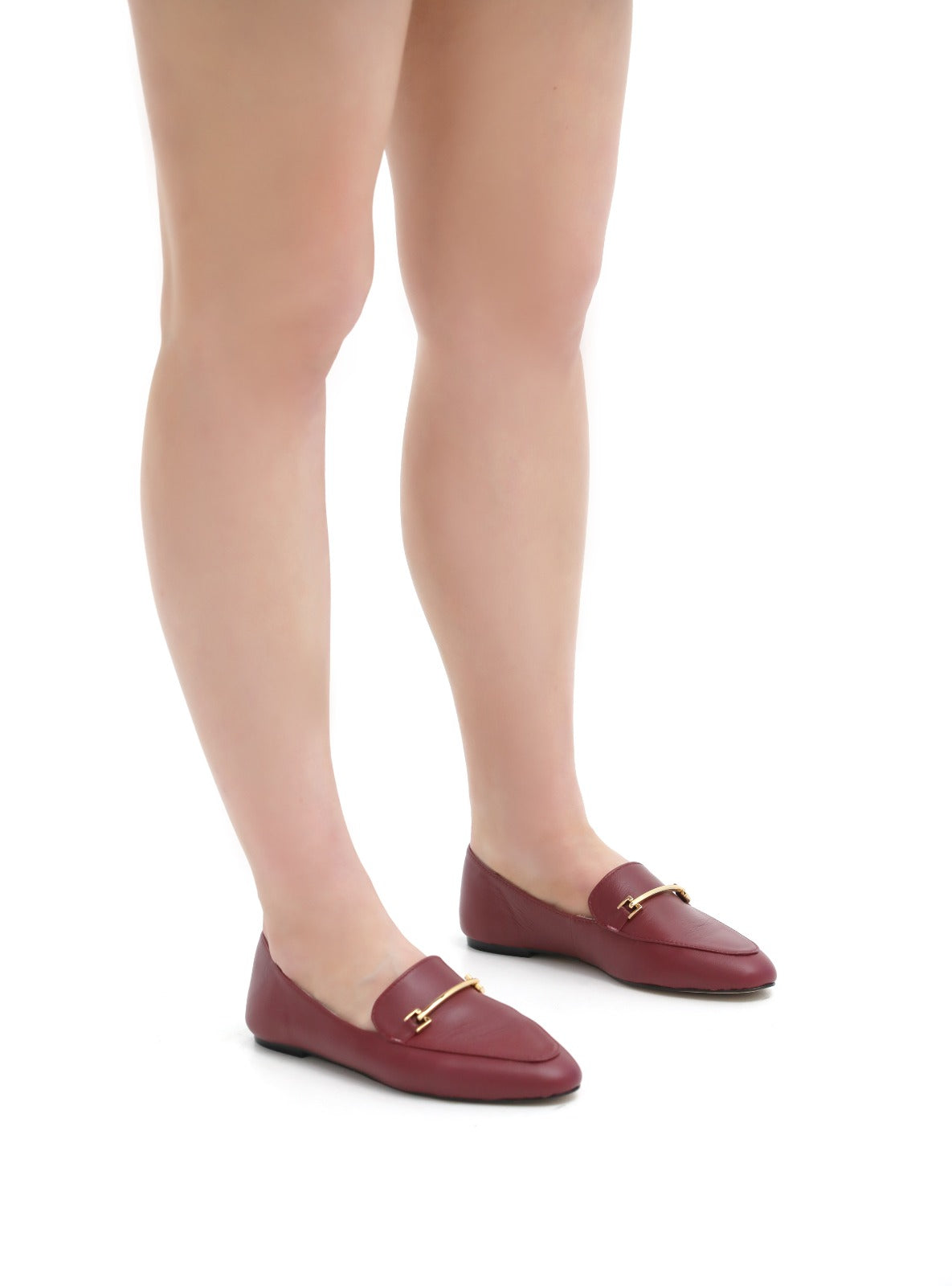mocassim sophie couro vinho