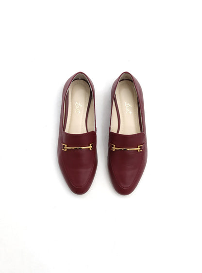 Mocassim Sophie Couro Vinho