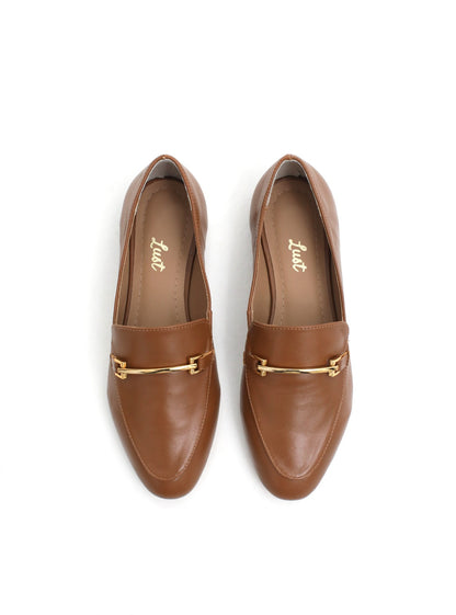 Mocassim Sophie Couro Caramelo