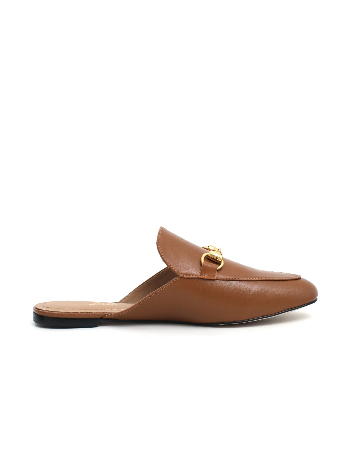 mule sarah couro caramelo