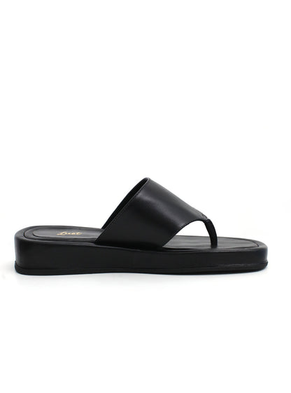 Papete Laís Couro Preto