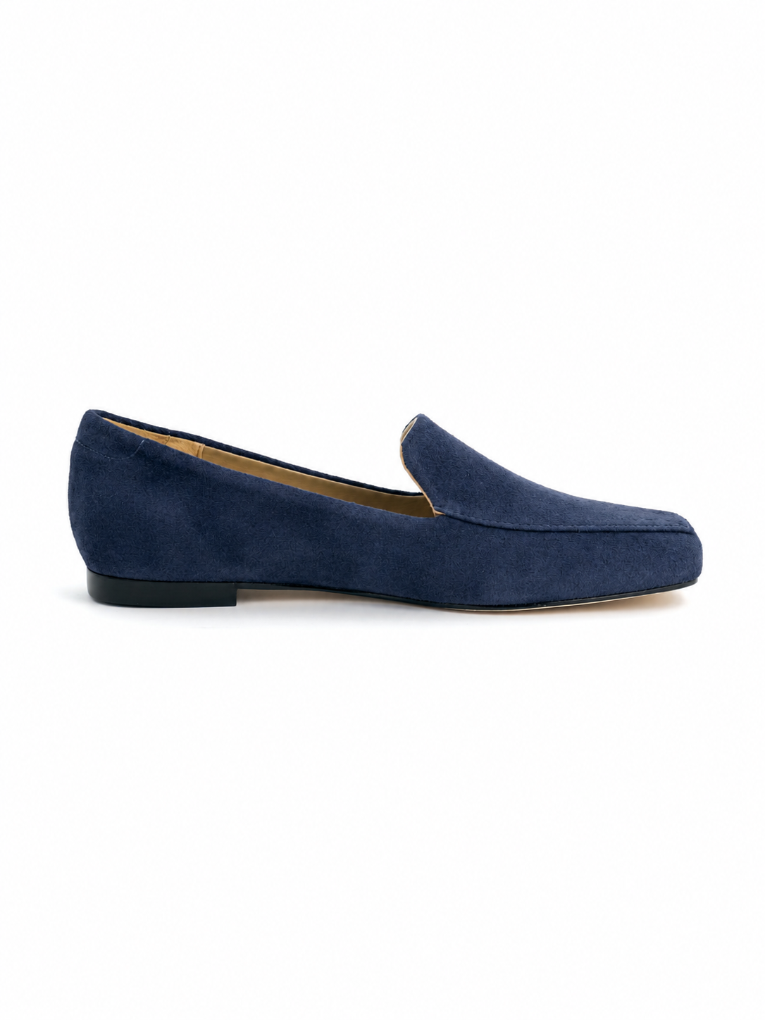 mocassim camille  camurça azul marinho