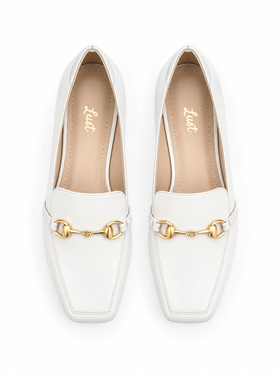 mocassim camille couro branco