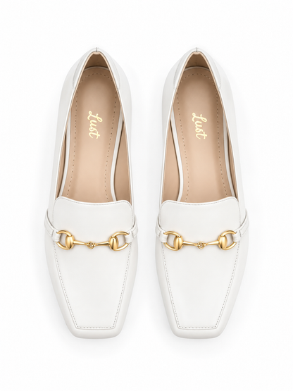 Mocassim Camille Couro Branco