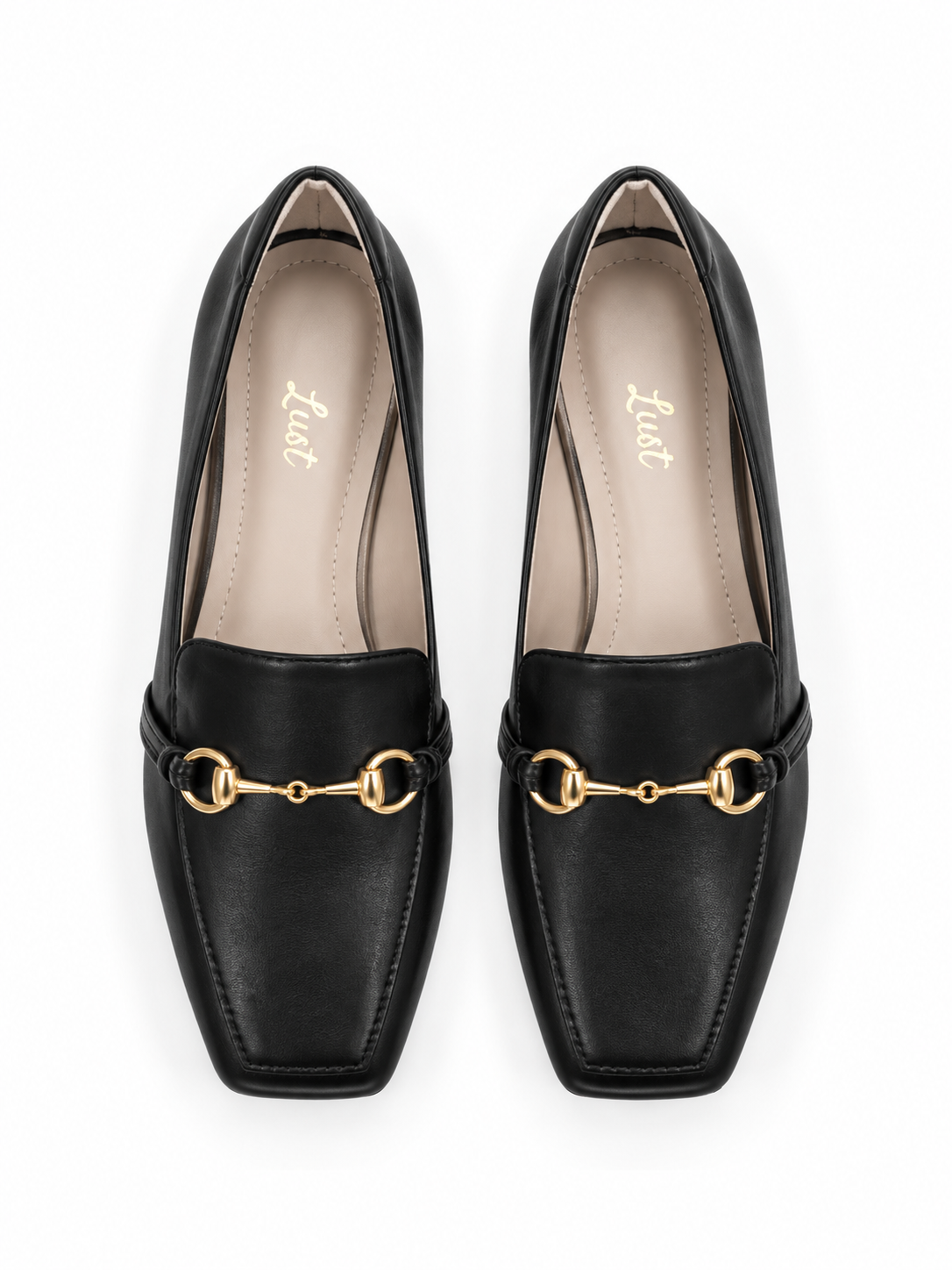 mocassim camille couro preto