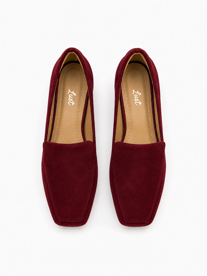 Mocassim Camille Camurça Vinho (Edição Limitada)