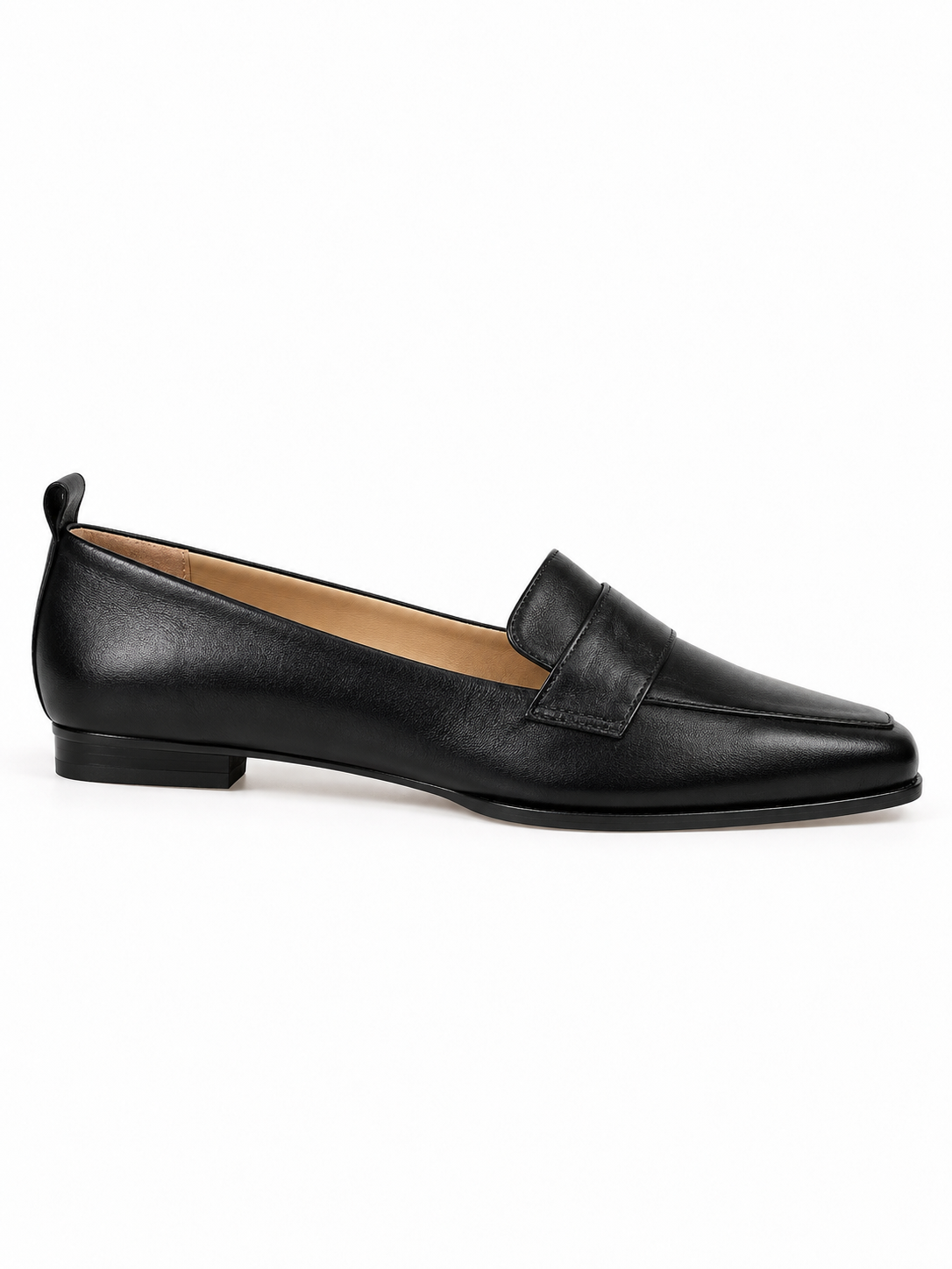 mocassim louise couro preto