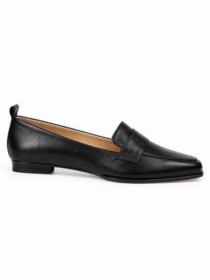 Mocassim Louise Couro Preto
