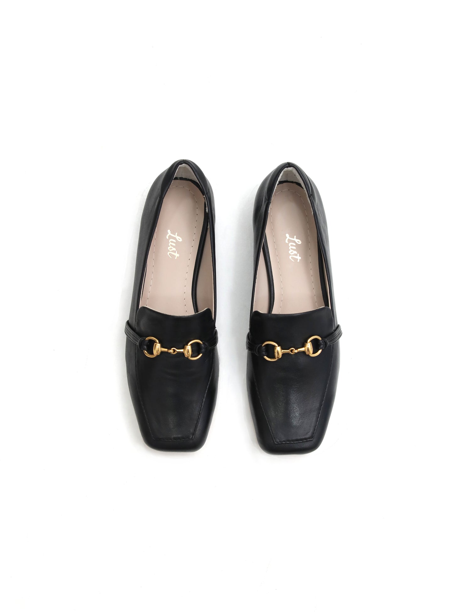 mocassim camille couro preto