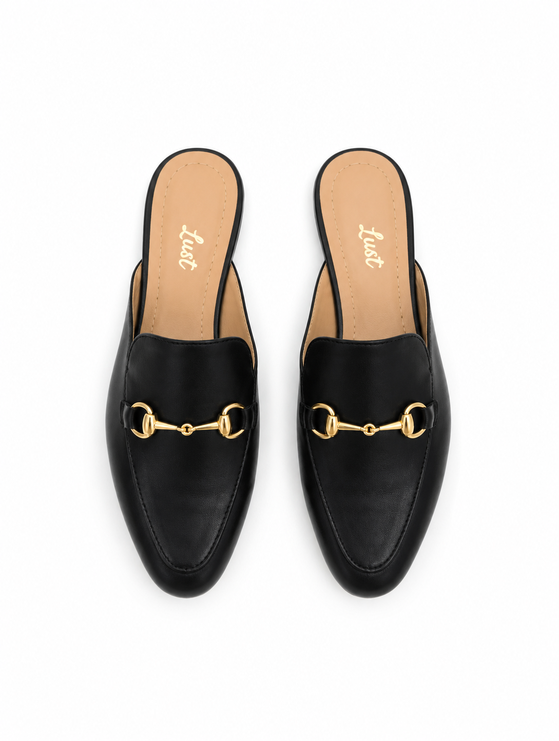mule sarah couro preto