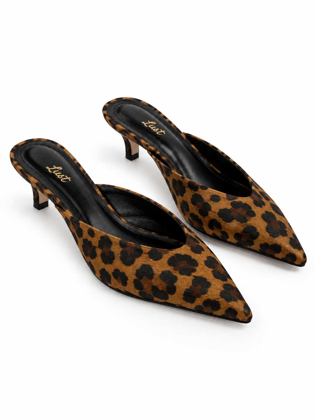 mule bella couro animal print