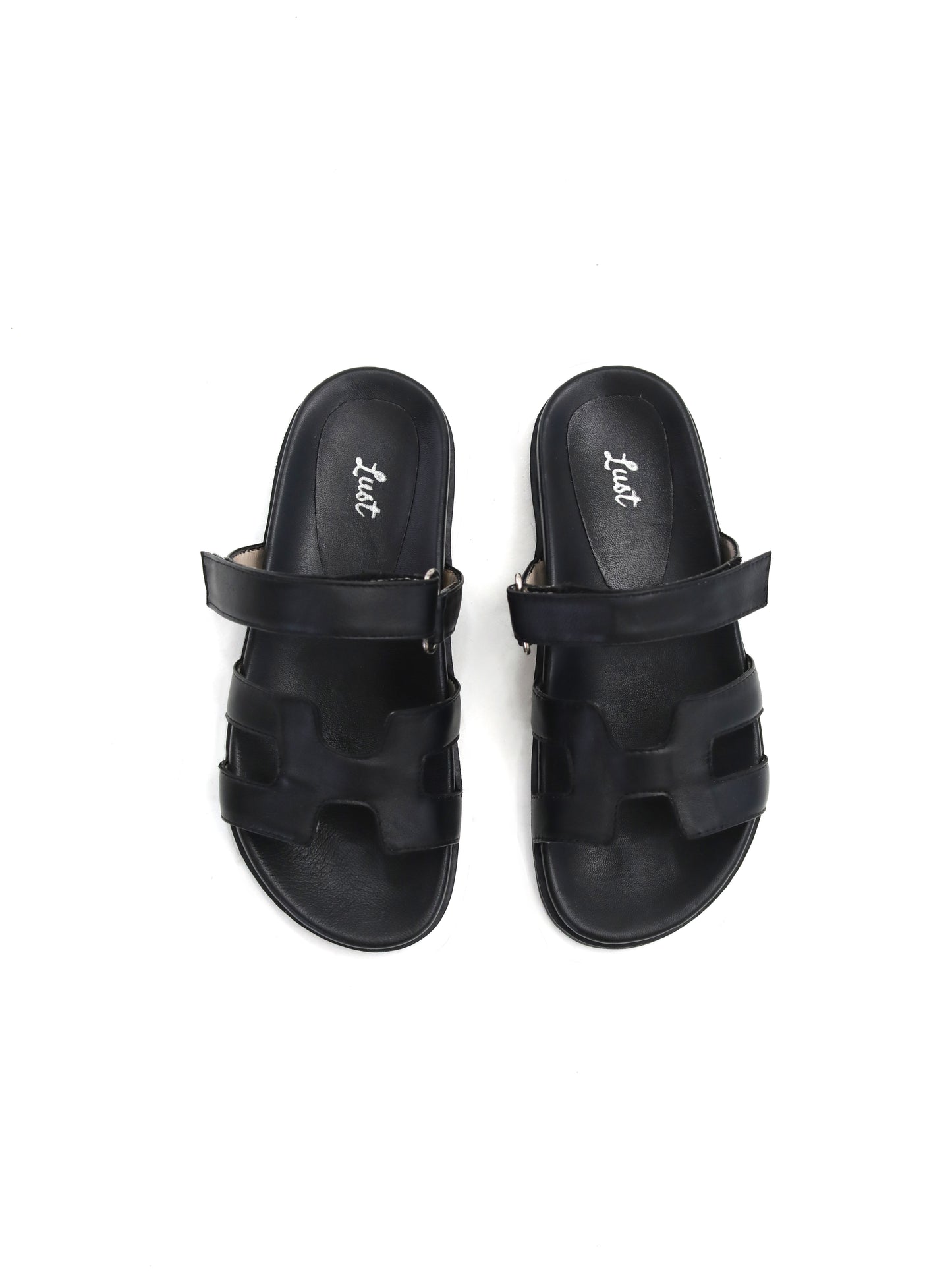 papete annie couro preto
