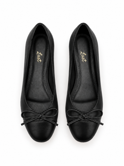 Sapatilha Lola couro preto