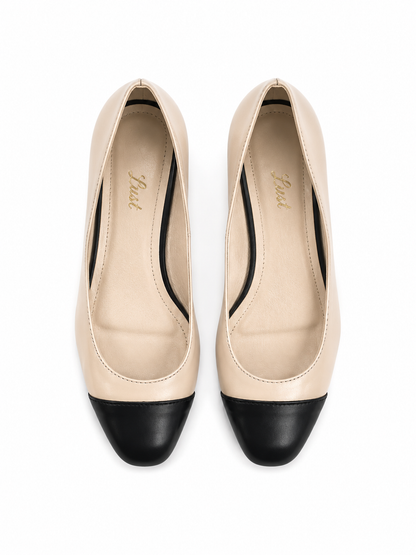 Sapatilha Classic couro Bicolor