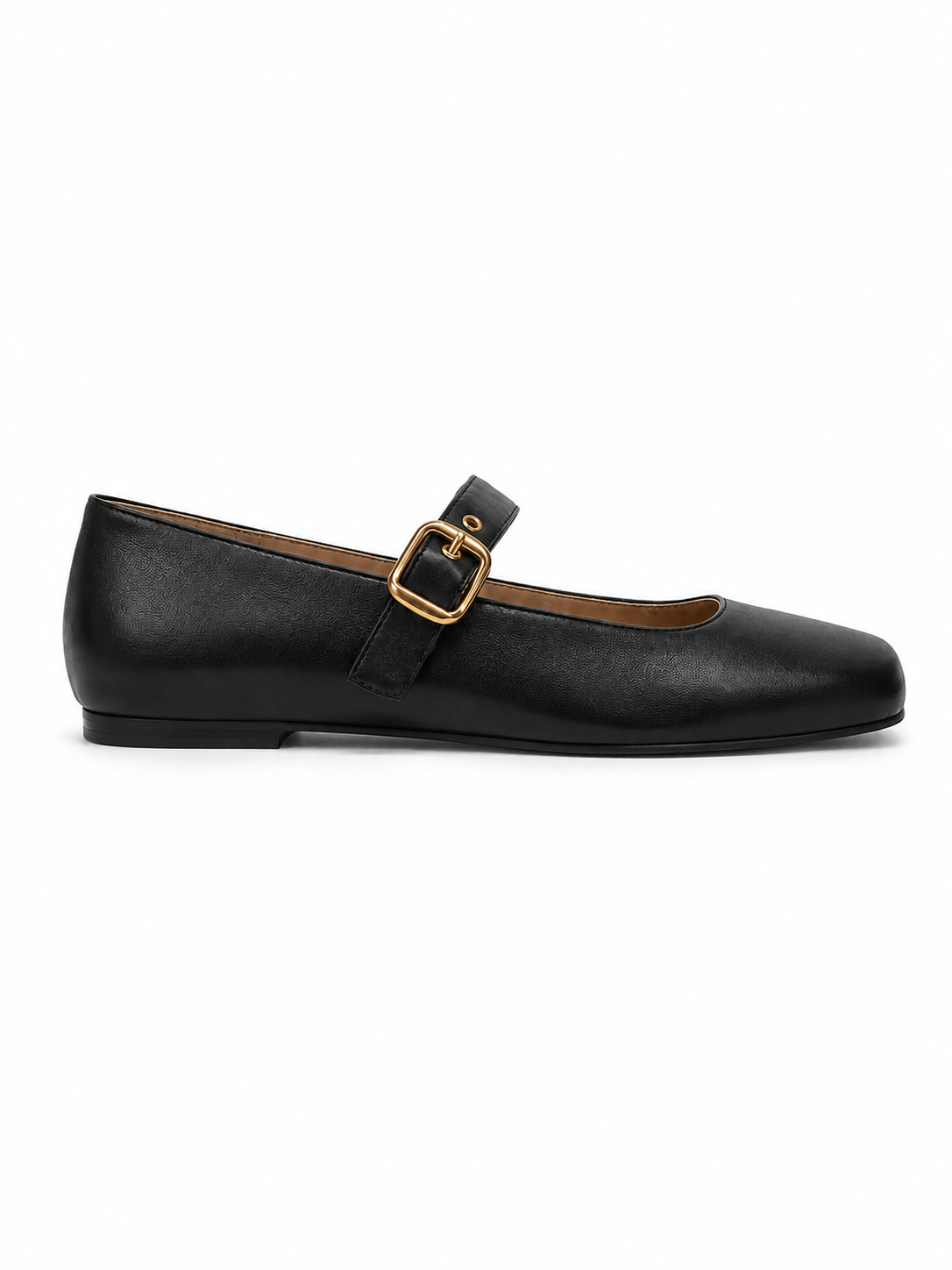 sapatilha mary jane couro preto