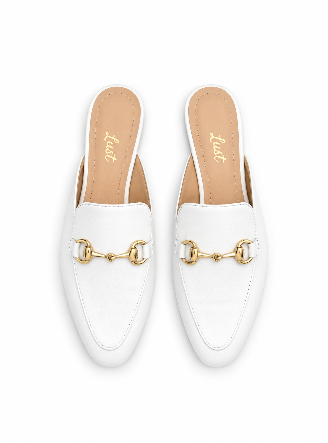 mule sarah couro branco
