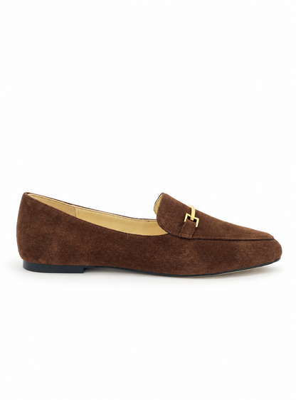 Mocassim Sophie Camurça Chocolate