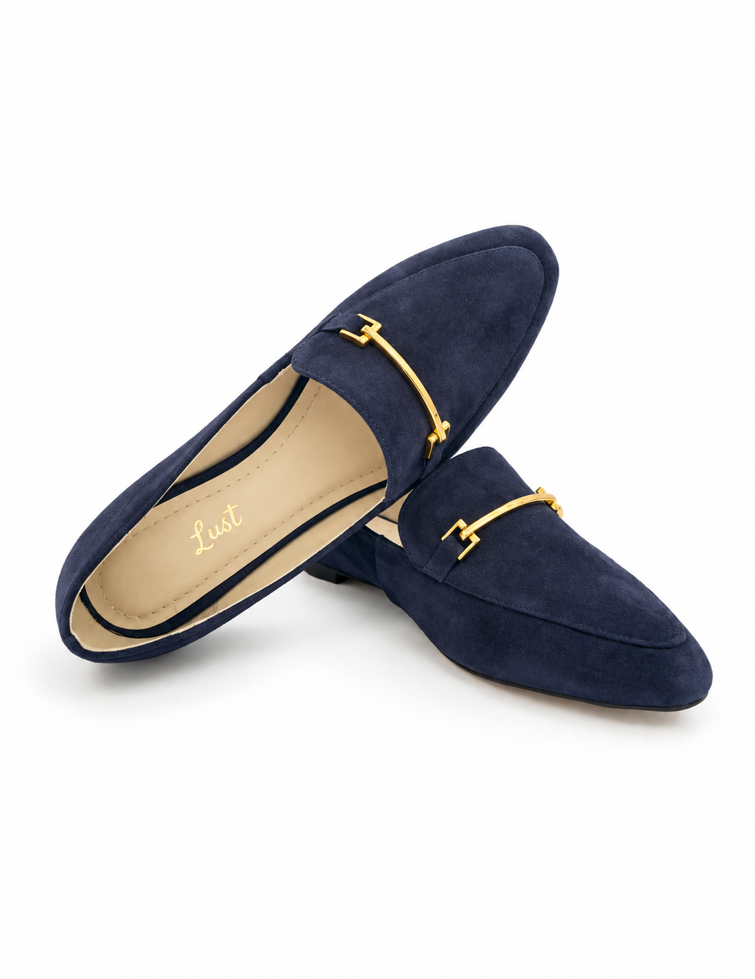 mocassim sophie camurça marinho
