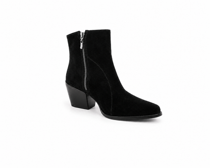Bota western camurça preta